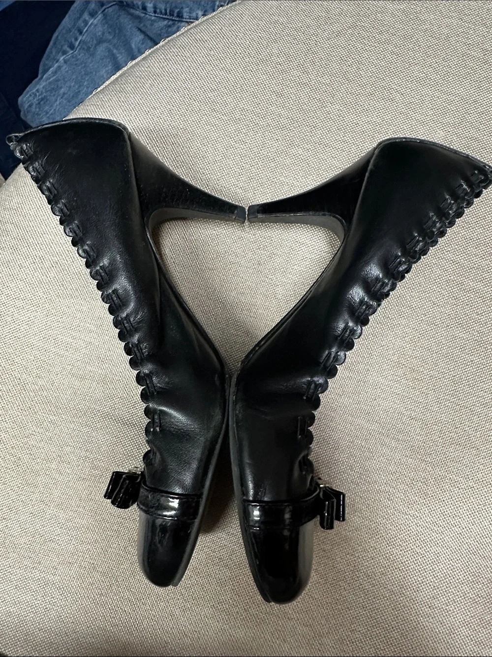 Tory Burch Black heels size 6.5